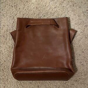 Able leather backpack
